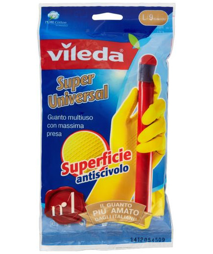 Vileda Guanti Super Universal Misura Grande