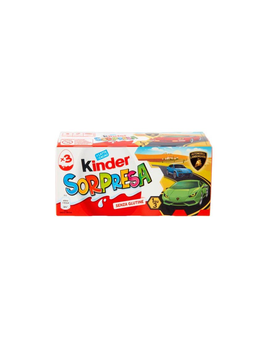 Ferrero Kinder Sorpresa Imbutito T3X32 Lamborghini -Expo K-