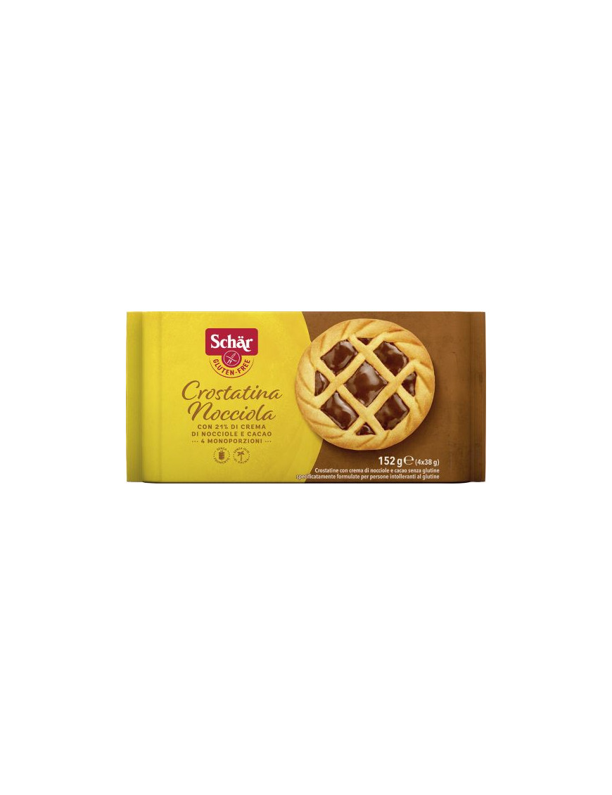 SCHAR CROSTATINA NOCCIOLA GR152 S/GLUTINE  4X38G