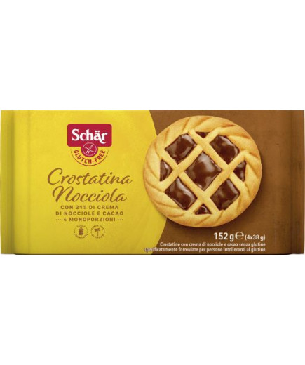 SCHAR CROSTATINA NOCCIOLA GR152 S/GLUTINE  4X38G