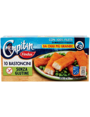 Findus 10 Bastoncini Di Merluzzo Senza Glutine gr. 300