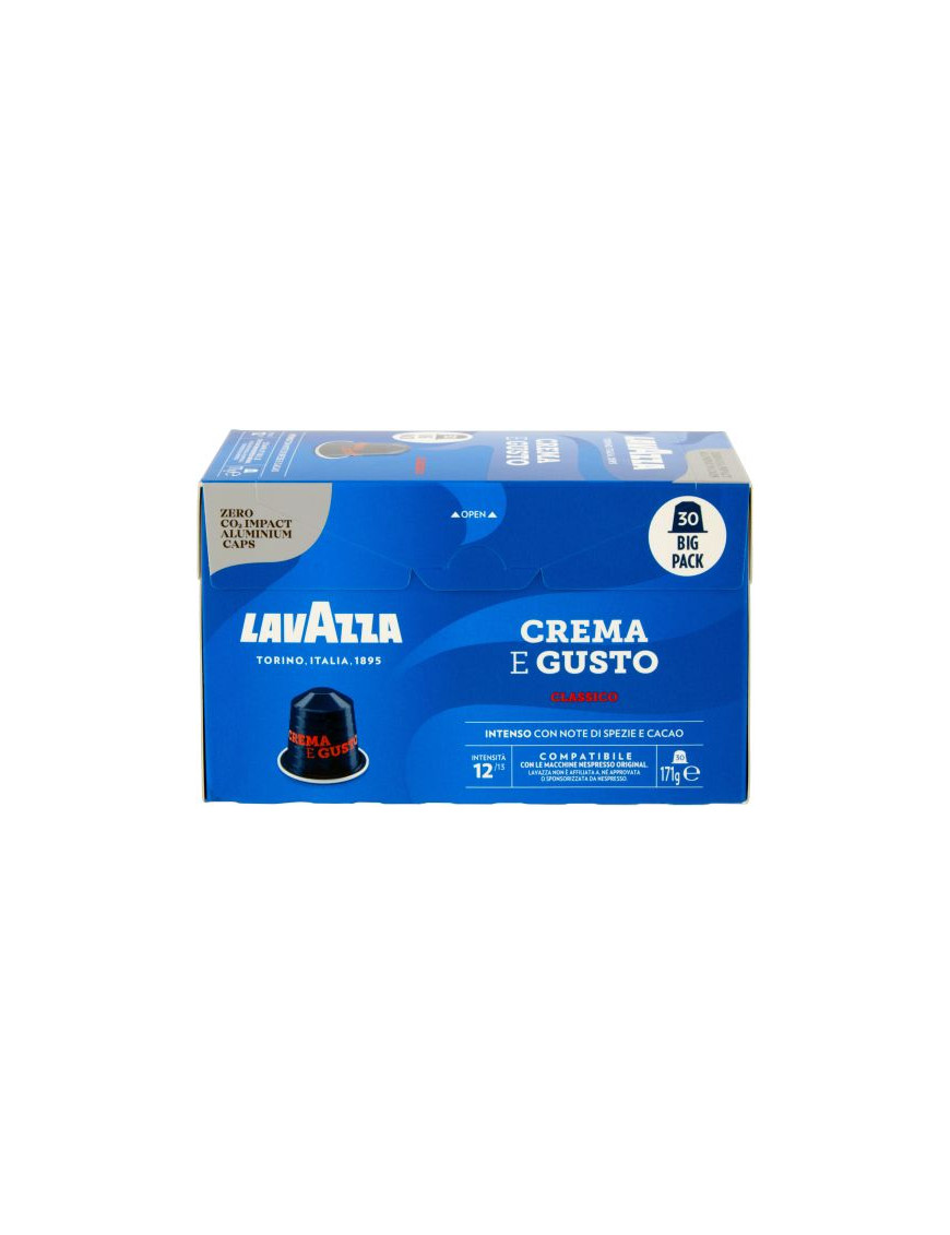 Lavazza Crema&Gusto 30 Capsule - Compatibile Nespresso-