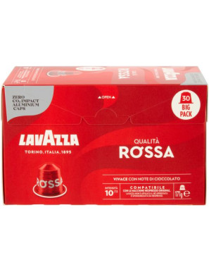 Lavazza Qualita' Rossa 30 capsule -Compatibili Nespresso-