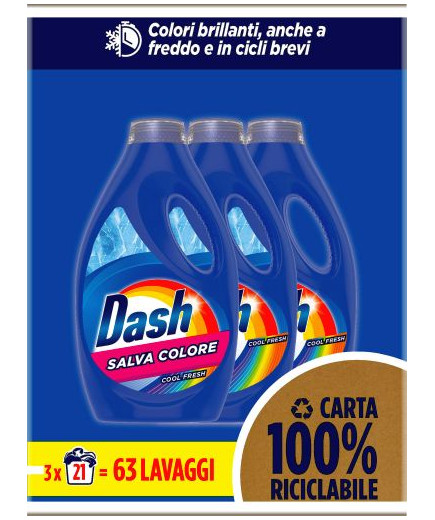 DASH LAV.LIQ. 21 LAVAGGI COLORLT.1,05X3 (TRIPACCO)