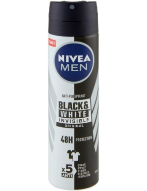 Nivea Deo Men Invisible Black&White Spray ml.150