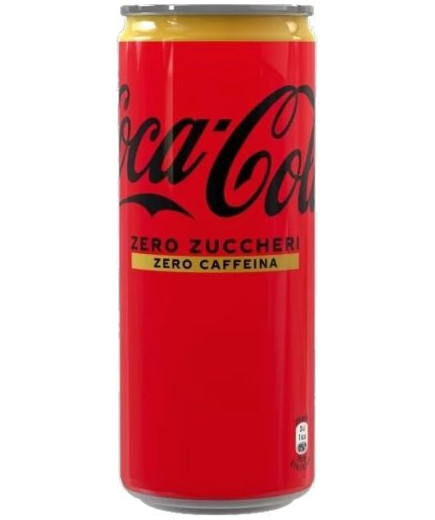 Coca Cola Zero Zuccheri E Caffeina cl.33 Lattina