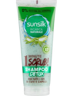 Sunsilk Shampoo 1Min. Scrub Detox Tutti Tipi Capelli ml.200