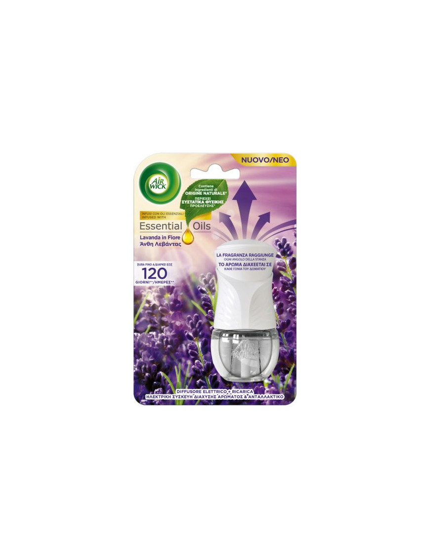 Air Wick Elettrico Completo Di Ricarica Lavanda ml.19