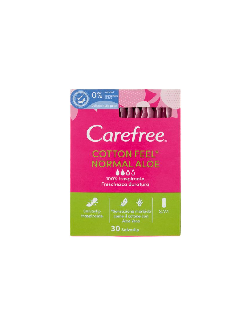 Carefree Salvaslip Aloe Ripiegato X30