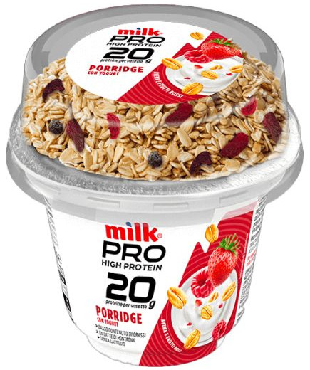 Milk Pro Porridge Con Yogurt E Frutti Rossi gr.200