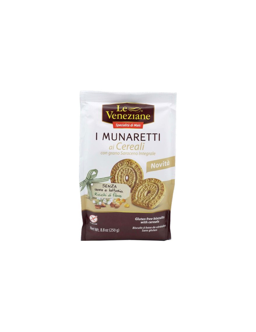 LE VENEZIANE MUNARETTI AI CEREALI G.250 S/GLUTINE