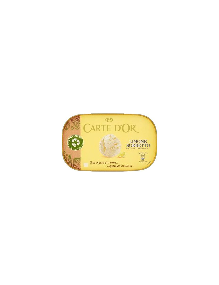 Algida Carte D'Or Classico Sorbetto Al Limone gr.500