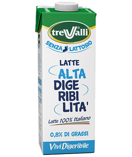 TREVALLI LATTE UHT 0,8% GRASSI VIVIDIGER.LT.1 BRIK C/TAPPO