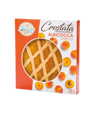 CRADEL CROSTATA G.300 ALBICOCCA -CELLOPHAN-