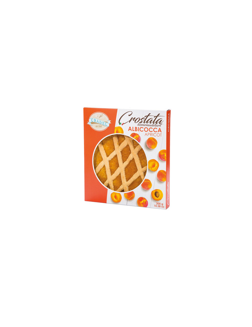 CRADEL CROSTATA G.300 ALBICOCCA -CELLOPHAN-