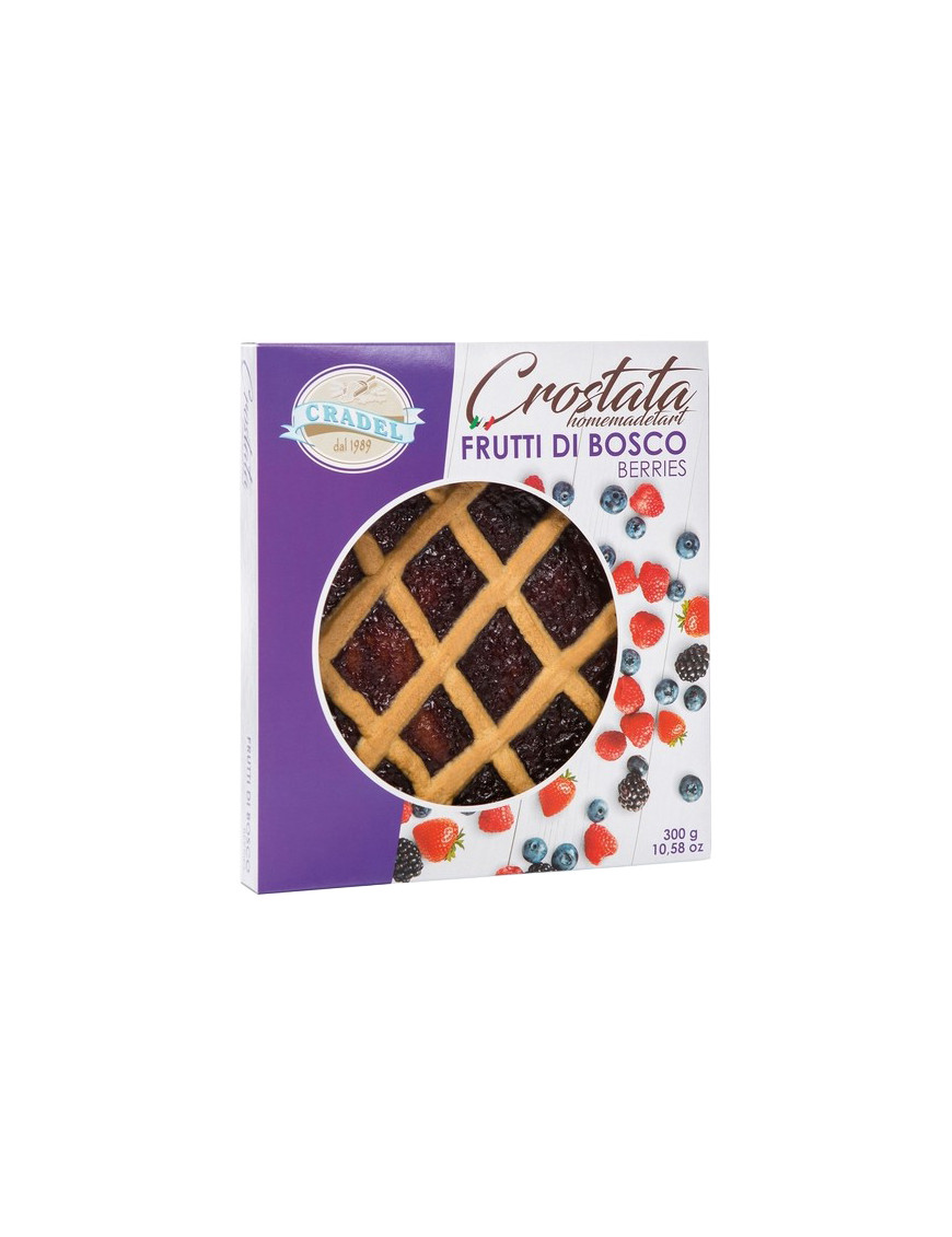 CRADEL CROSTATA G.300 FRUTTI DI BOSCO -CELLOPHAN-