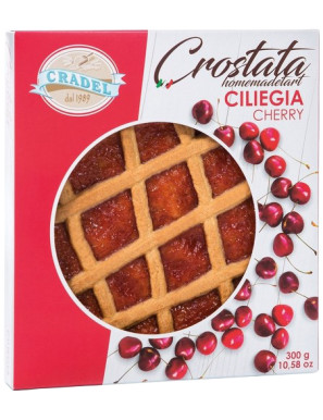 CRADEL CROSTATA G.300 CILIEGIA -CELLOPHAN-