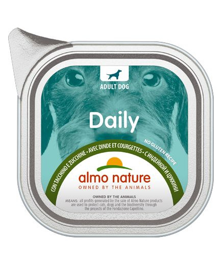 ALMO NATURE CANE DAILY GR 100 TACCHINO E ZUCCHINI