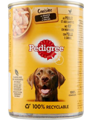 PEDIGREE STRACCETTI IN SALSA CON POLLO E VERDURE GR.400