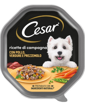 CESAR RICETTE DI CAMPAGNA POLLO E VERDURINE IN SALSA GR.150