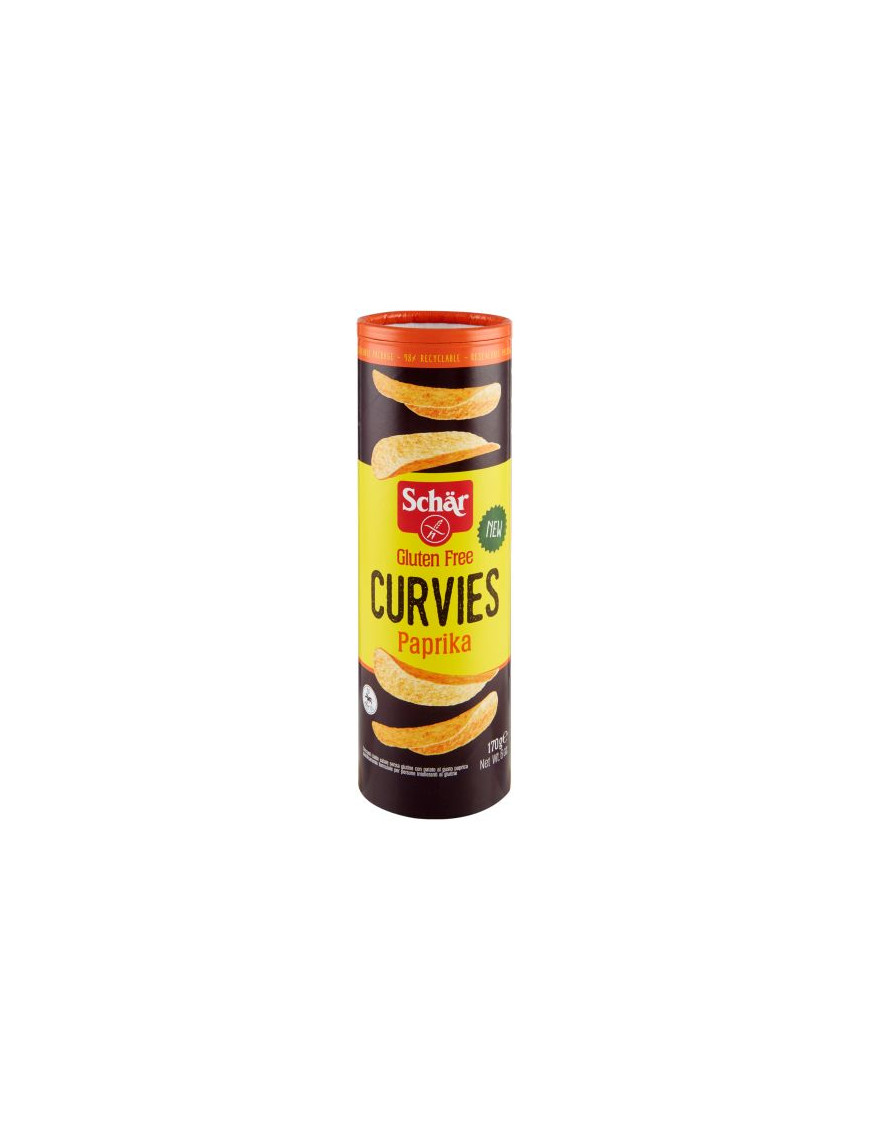 Schar Patatine Curvies Paprika Senza Glutine gr.170