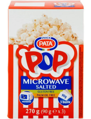 PATA POP CORN MICROONDE SALE GR.90X3