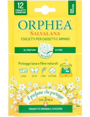 ORPHEA SALVALANA FOGLI PROFUMATI PER ARMADI X12PZ. FIORI