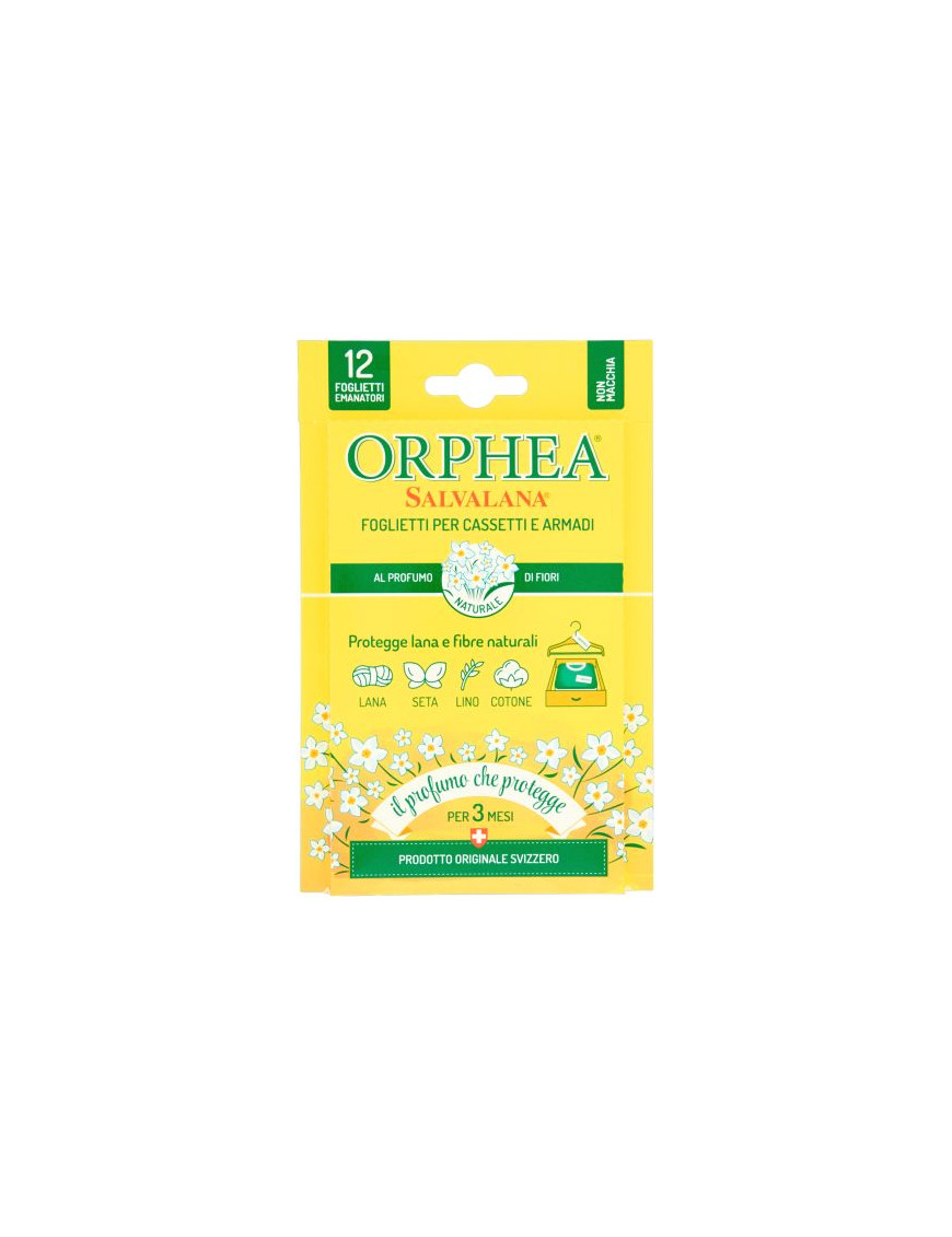 ORPHEA SALVALANA FOGLI PROFUMATI PER ARMADI X12PZ. FIORI