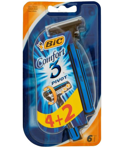 BIC RASOIO COMFORT PIVOT TRILAMA X4+2 OM.