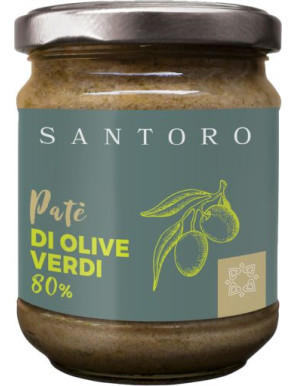 SANTORO PATE' DI OLIVE VERDI GR.180