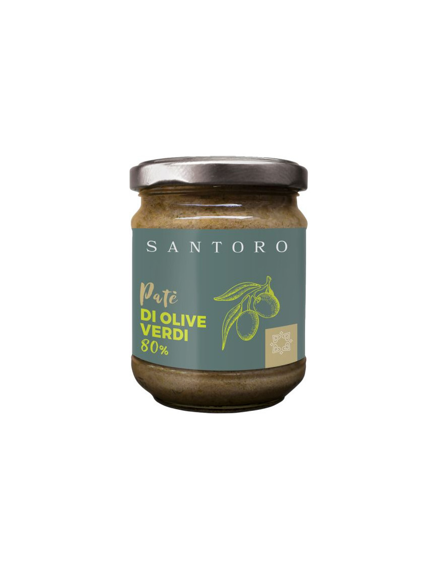 SANTORO PATE' DI OLIVE VERDI GR.180