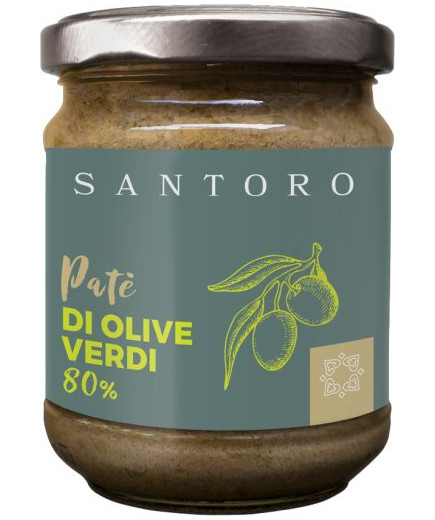 SANTORO PATE' DI OLIVE VERDI GR.180
