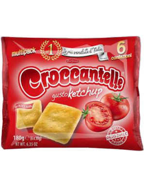 Forno Damiani Croccantelle Multipack Gusto Ketchup 6 Pezzi per gr.30 - gr.180