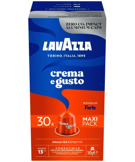 LAVAZZA CREMA&GUSTO FORTE 30CPS -COMP.NESPRESSO-