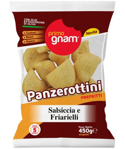 Primo Gnam Panzerottini Prefri Salsiccia E Friarielli gr.450