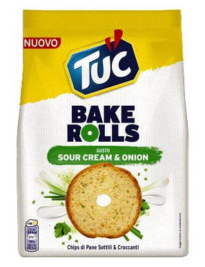 SAIWA TUC BAKE ROLLS G.150 SOUR CREAM & ONION