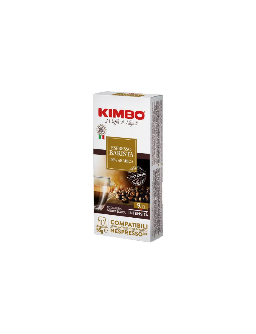 KIMBO ESPRESSO BARISTA 10 CPS 100% ARAB -COMPAT. NESPRESSO-