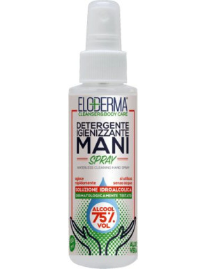 ELODERMA IGIENIZZANTE MANI SPRAY ML.100 75% ALCOOL