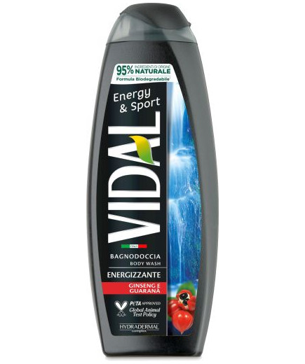 Vidal Bagno Schiuma Energy&Sport Ginseng&Guarana ml.500