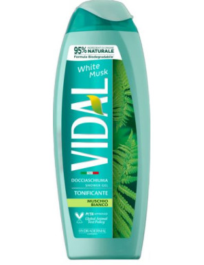 Vidal Doccia Schiuma Tonificante Muschio Bianco ml.250