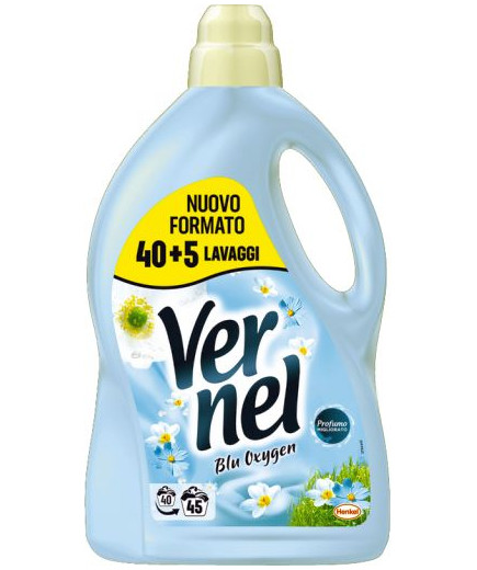 Vernel Ammorbidente Diluito Blu lt.2,970 - 45 Lavaggi