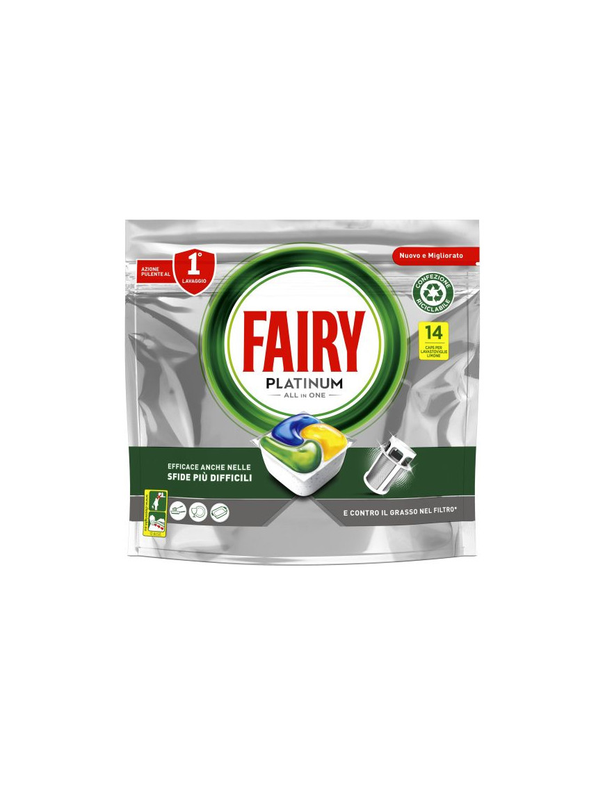 Fairy Platinum 14 Caps Lemon