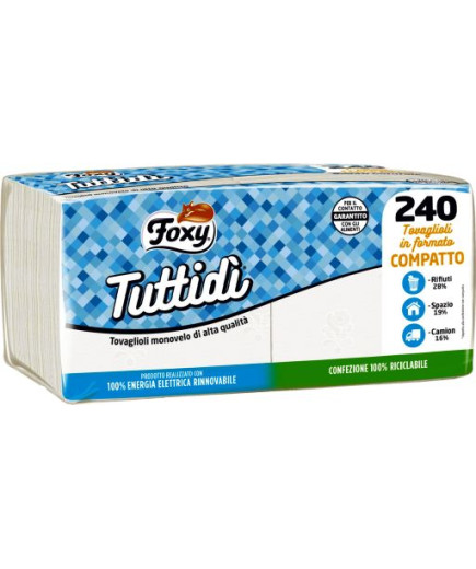 FOXY TOVAGL.TUTTIDI' 1V X240BIANCO