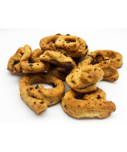 MASTROMATTEO TARALLI AL CALZONE (CIPOLLA E UVETTA) G.250