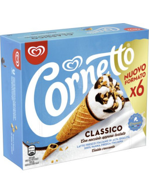 ALGIDA CORNETTO CLASSICO X 6 NEW G.450