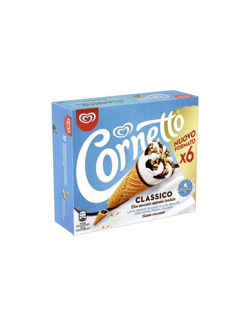 ALGIDA CORNETTO CLASSICO X 6 NEW G.450