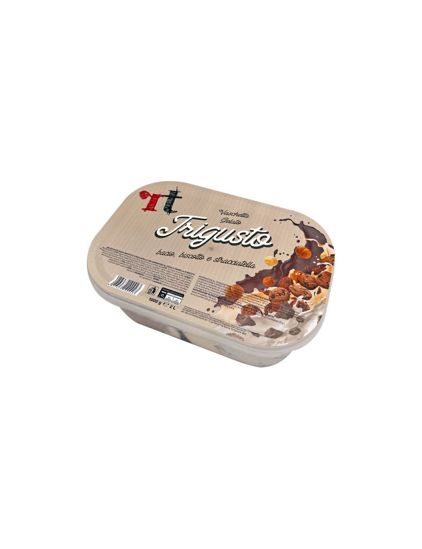 RT  GELATO VASCH.BACIO/BISCOTTO/STRACCIATELLA KG.1