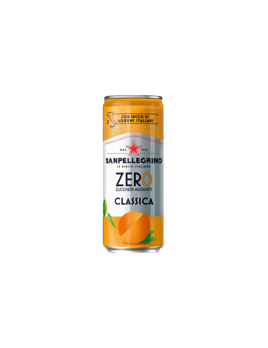 SANPELLEGRINO CL.33 ARANCIATA ZERO LATTINA