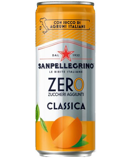 SANPELLEGRINO CL.33 ARANCIATA ZERO LATTINA