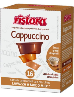 RISTORA CAPSULE GUSTO CAPPUCCINO COMP.LAVAZZA AMM G.8X16